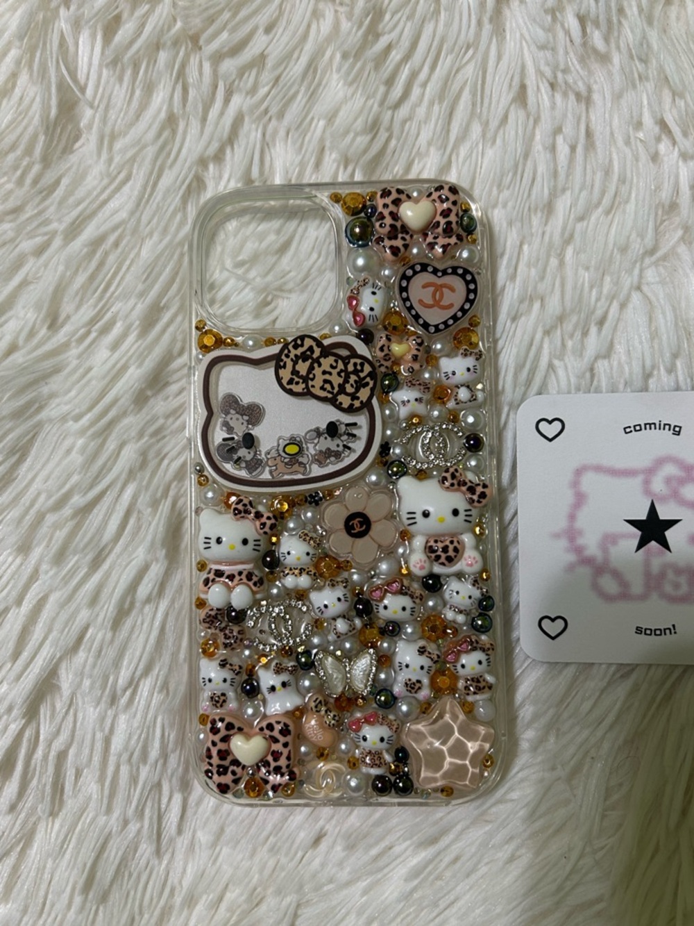Handmade iPhone 15 Junk Case Hello Kitty Sanrio Luxury Girly Kawaii Y2K